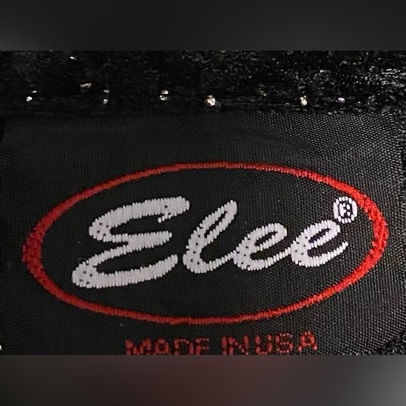 Elee Rare Vintage Fireworks Celebration Black M/L Long Sleeve Star Button Shirt - Picture 7 of 12